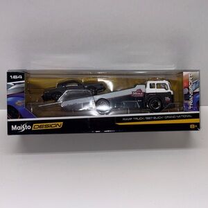 Maisto - Ramp Truck and 1987 Buick Grand National (Black)